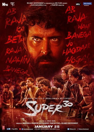 Super 30 Hind kino Uzbek tilida 2019 HD O'zbek tarjima kino