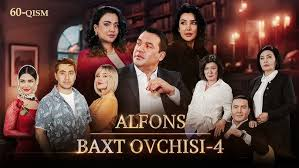 ALFONS: baxt ovchisi 4 milliy serial 1-2-3-57-58-59-60 qism final  uzbek serial barcha qismlar toliq