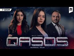 Qasos 1-2-3-10-20-30-40-51-52-53-54-55-56-57-58-59-60 qism milliy serial uzbek tilida barcha qismlar yangi uzbek serial